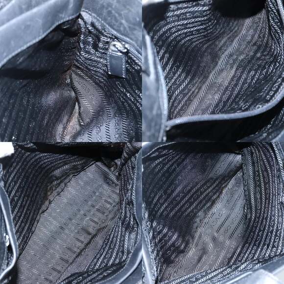 PRADA Hand Bag Nylon Black - Picture 12 of 12